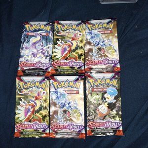 Pokemon scarlet and violet booster packs